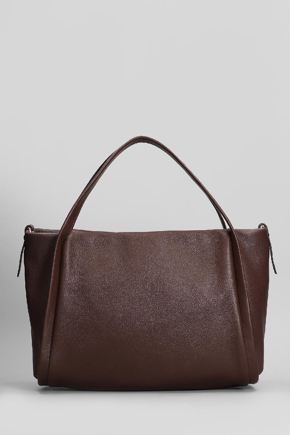 Deliberti Marc Ellis Borsa A Spalla Seattle M In Ecopelle Marrone Cod. 409604 - Deliberti The Luxury Shopping