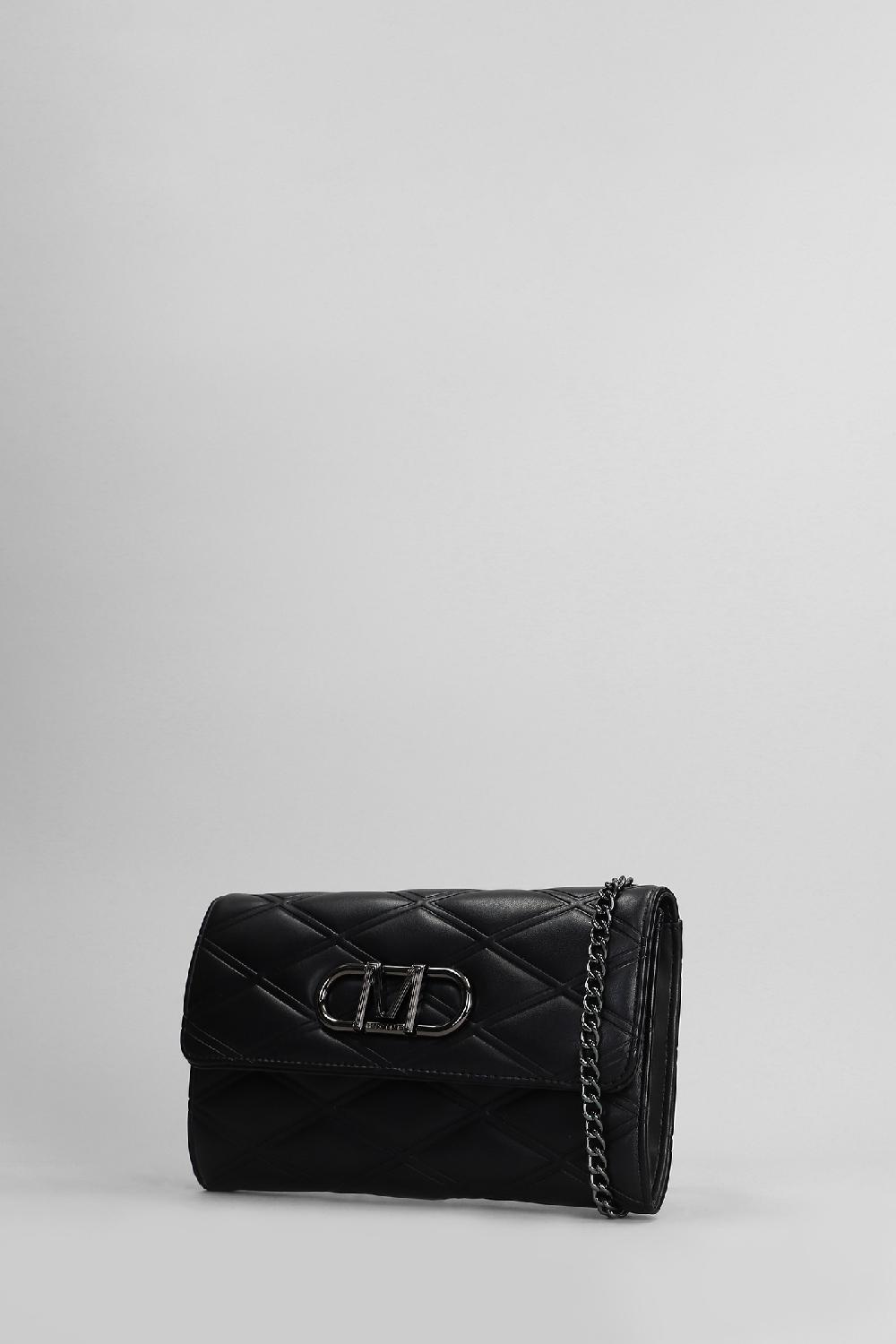 Deliberti Marc Ellis Borsa A Spalla Zaira In Ecopelle Nera Cod. 409532 - Deliberti The Luxury Shopping