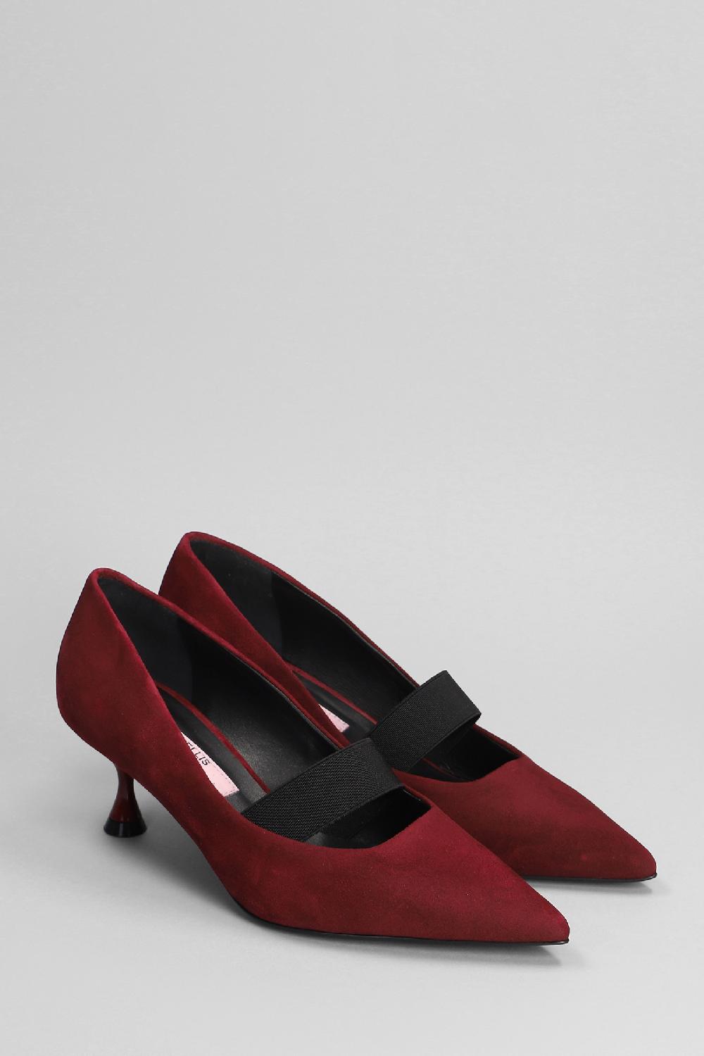 Deliberti Marc Ellis Decollete In Camoscio Bordeaux Cod. 402117 - Deliberti The Luxury Shopping