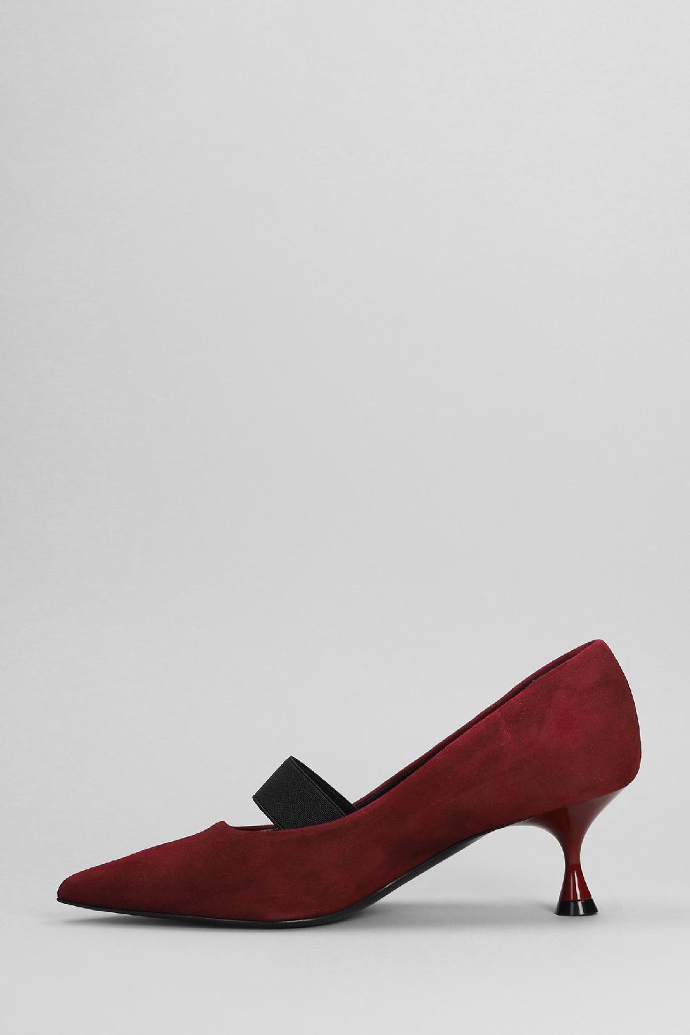 Deliberti Marc Ellis Decollete In Camoscio Bordeaux Cod. 402117 - Deliberti The Luxury Shopping