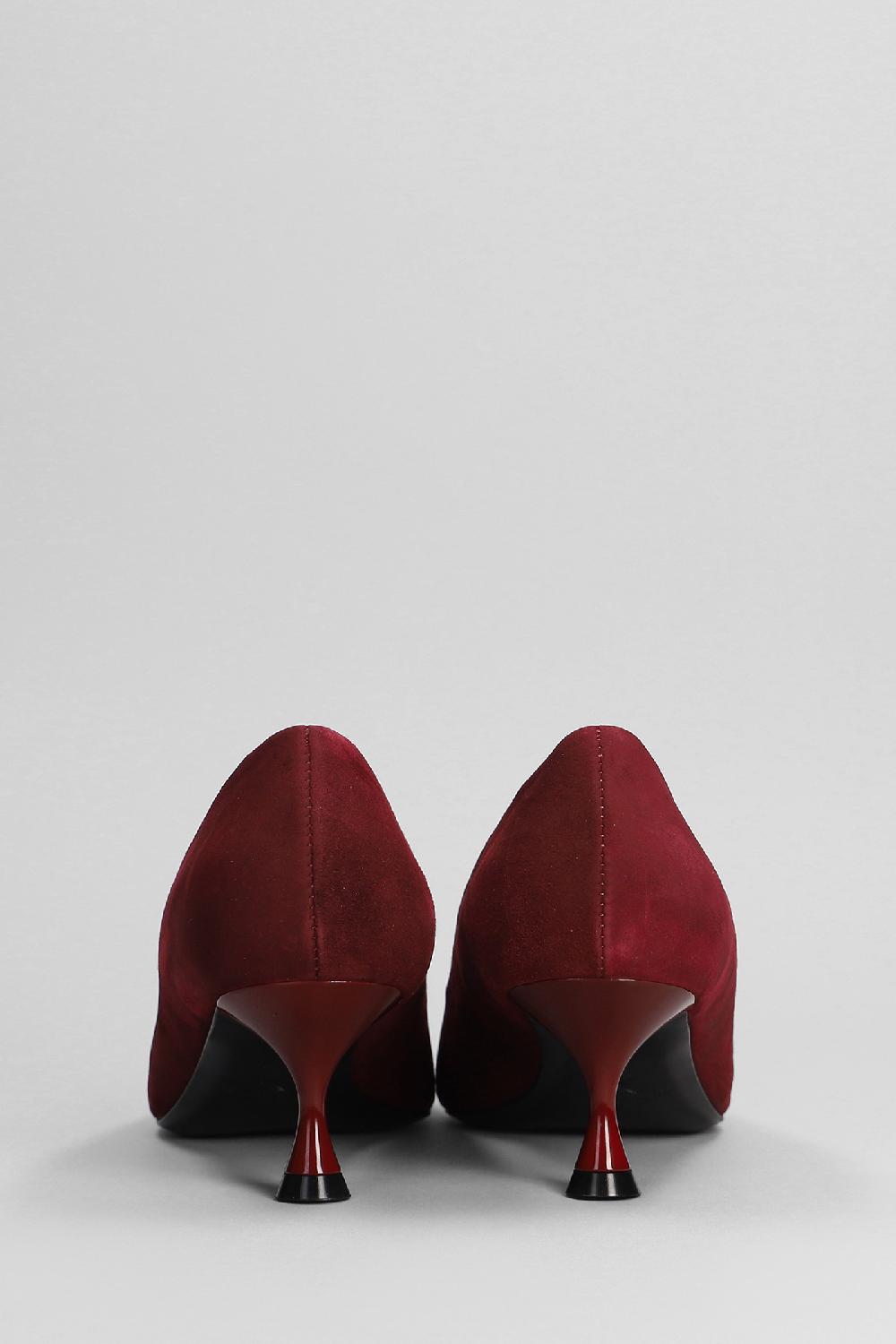 Deliberti Marc Ellis Decollete In Camoscio Bordeaux Cod. 402117 - Deliberti The Luxury Shopping