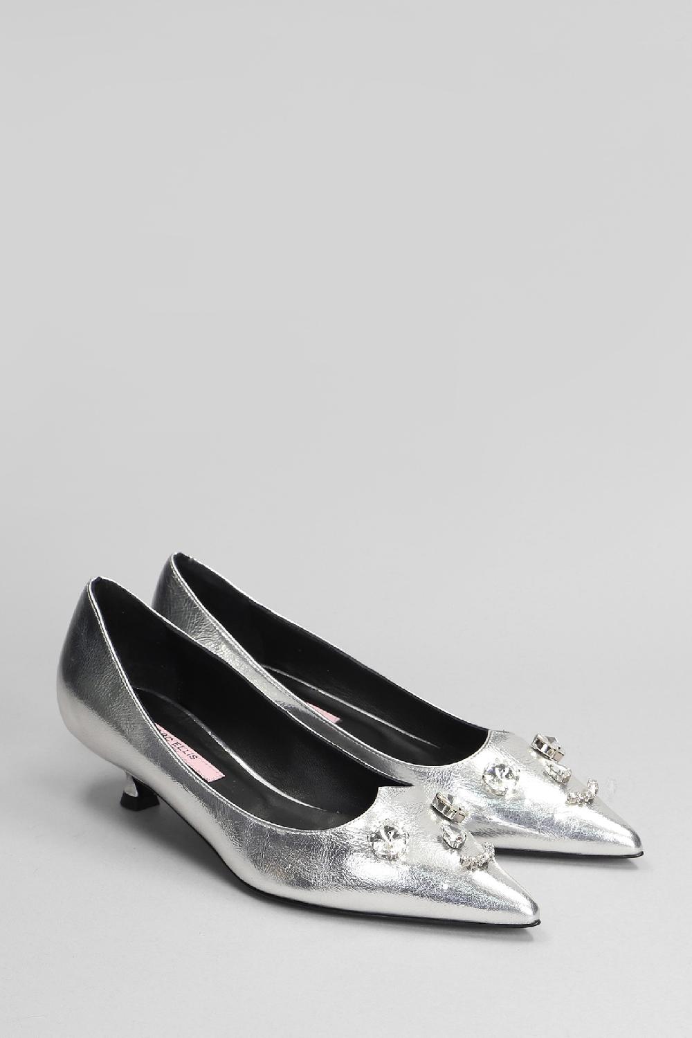 Deliberti Marc Ellis Decollete In Pelle Argento Cod. 401908 - Deliberti The Luxury Shopping