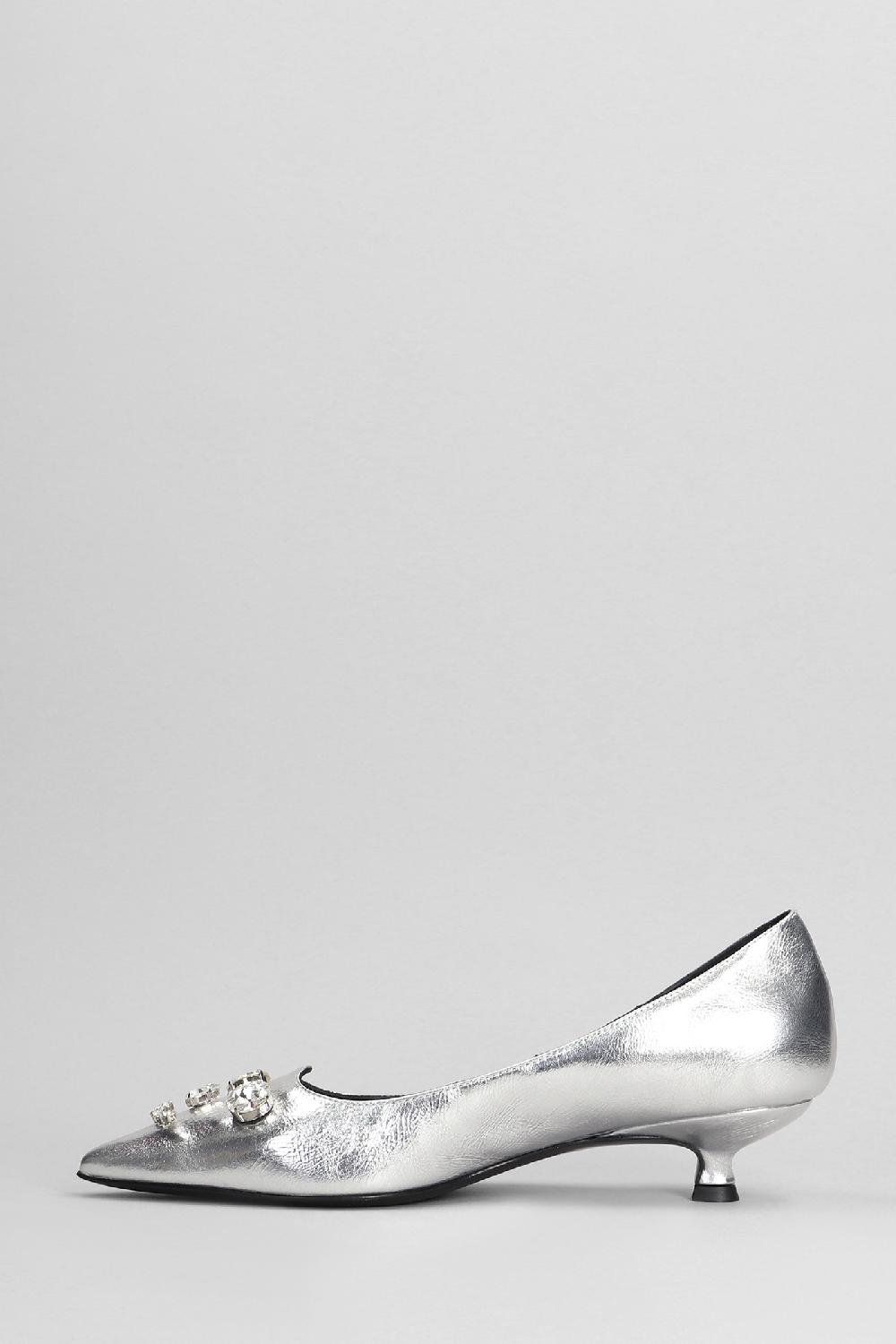 Deliberti Marc Ellis Decollete In Pelle Argento Cod. 401908 - Deliberti The Luxury Shopping