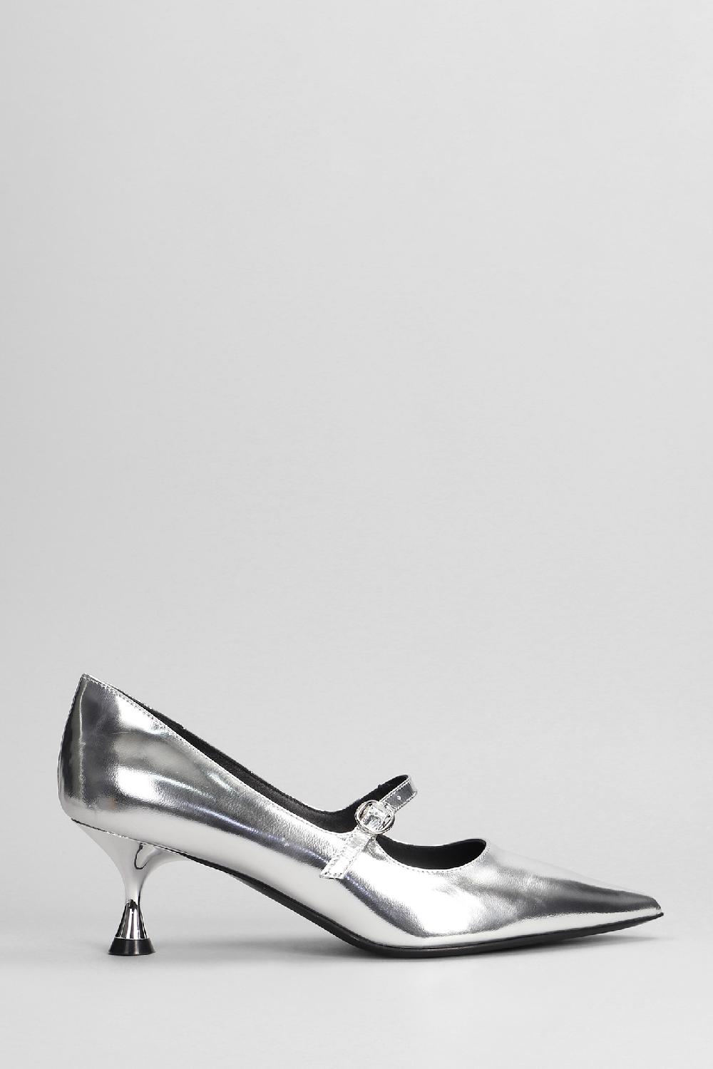Deliberti Marc Ellis Decollete in pelle argento cod. 402367 - Deliberti The Luxury Shopping