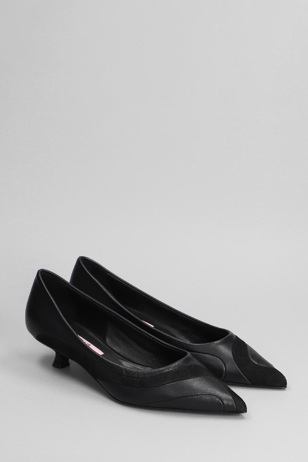 Deliberti Marc Ellis Decollete In Pelle E Camoscio Nero Cod. 402165 - Deliberti The Luxury Shopping