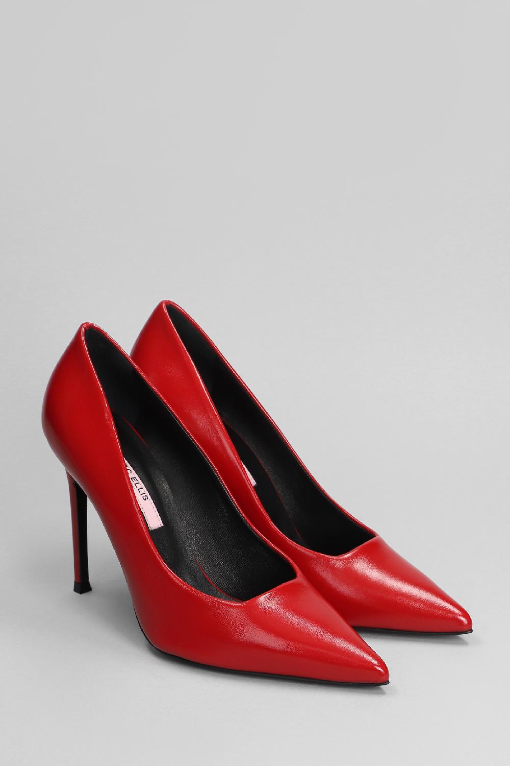Deliberti Marc Ellis Decollete In Pelle Rossa Cod. 402064 - Deliberti The Luxury Shopping