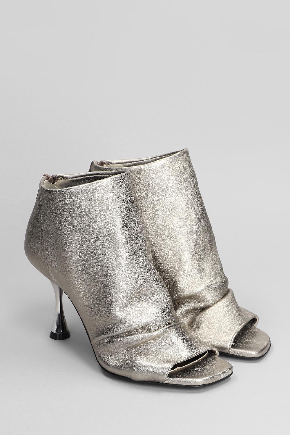 Deliberti Marc Ellis Tronchetti Tacco Alto In Pelle Canna Di Fucile Cod. 402066 - Deliberti The Luxury Shopping
