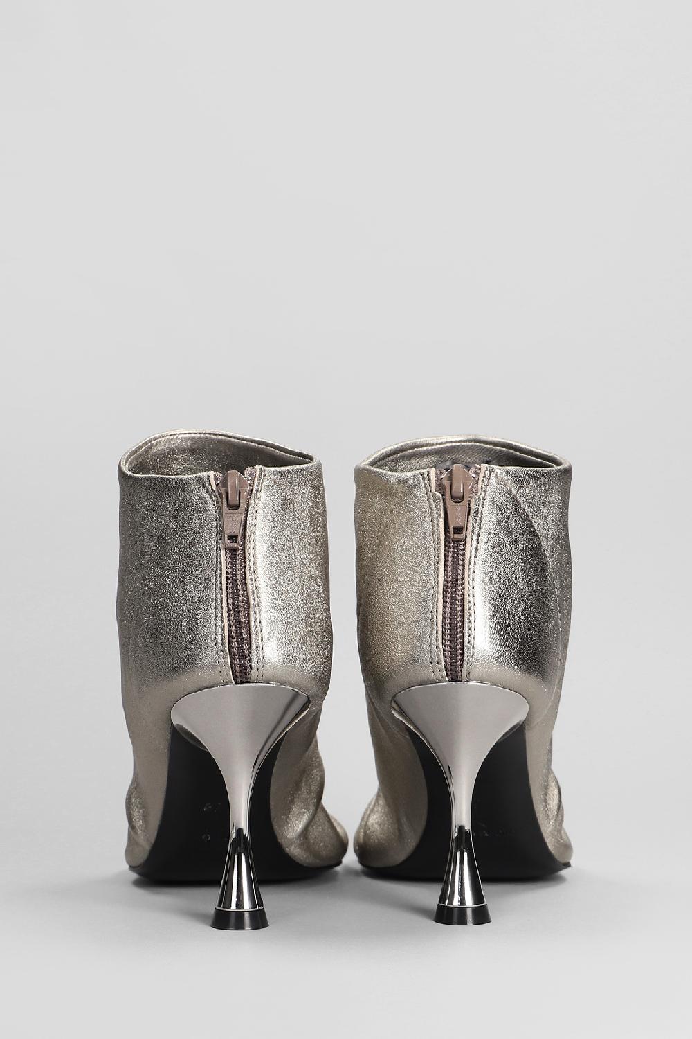 Deliberti Marc Ellis Tronchetti Tacco Alto In Pelle Canna Di Fucile Cod. 402066 - Deliberti The Luxury Shopping