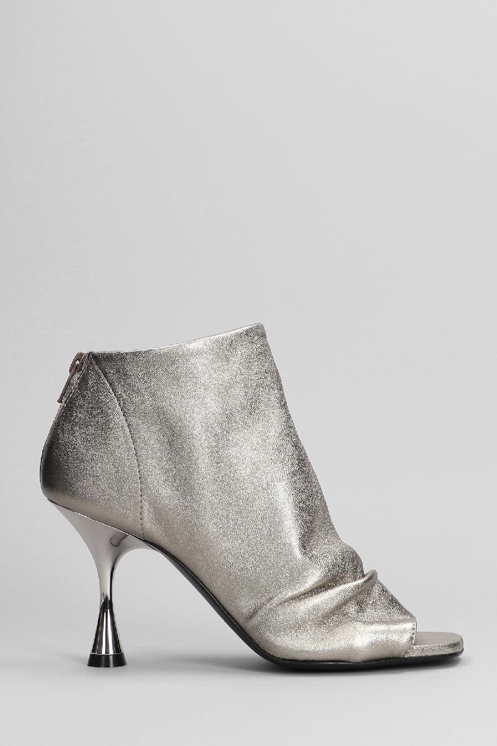 Deliberti Marc Ellis Tronchetti tacco alto in pelle canna di fucile cod. 402066 - Deliberti The Luxury Shopping