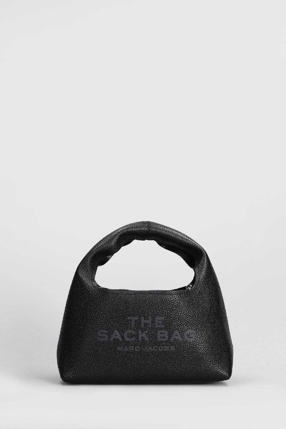 Deliberti Marc Jacobs Borsa a mano the mini sack in pelle nera cod. 406208 - Deliberti The Luxury Shopping