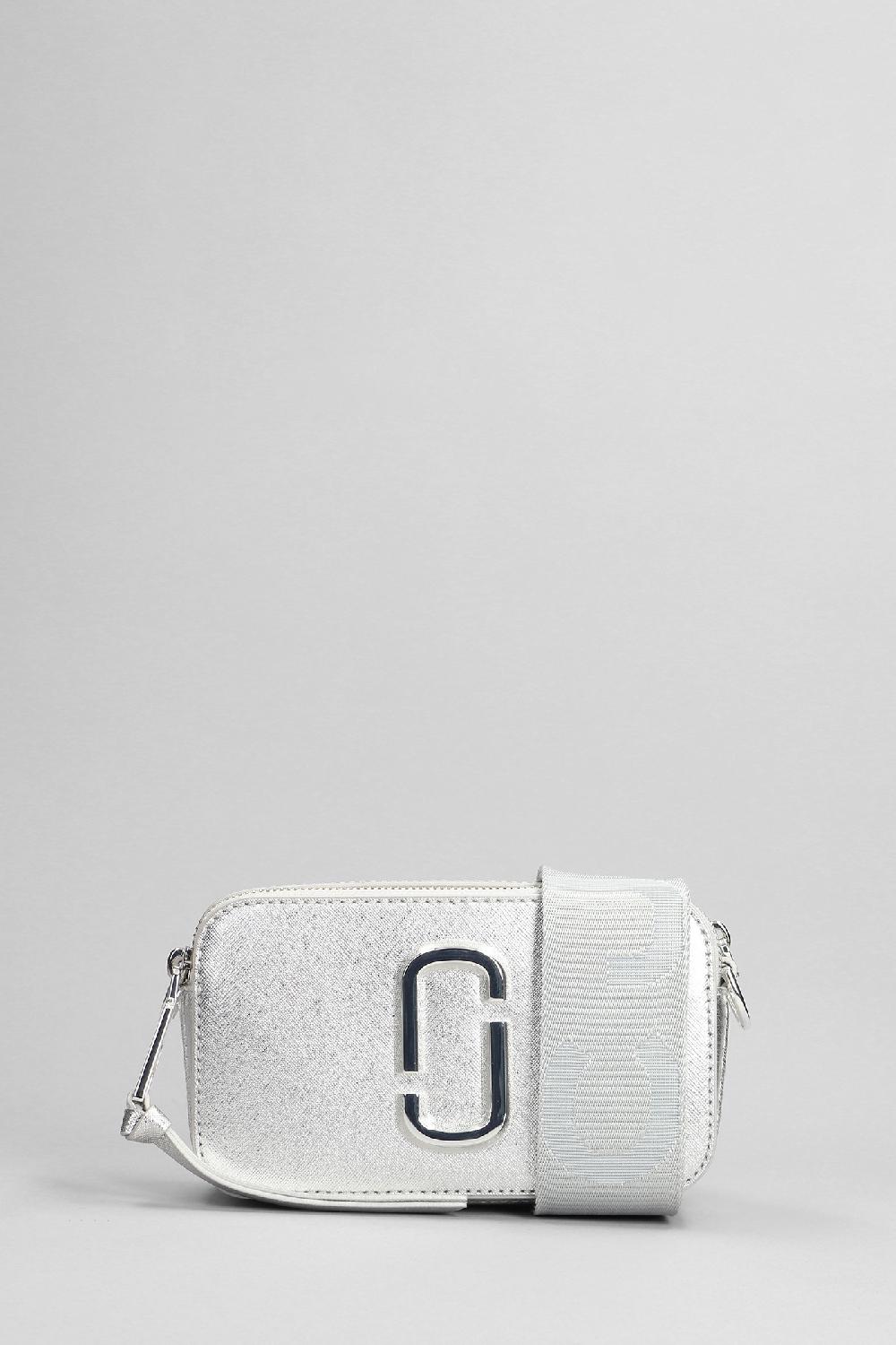 Deliberti Marc Jacobs Borsa a spalla snapshot in pelle argento cod. 385555 - Deliberti The Luxury Shopping