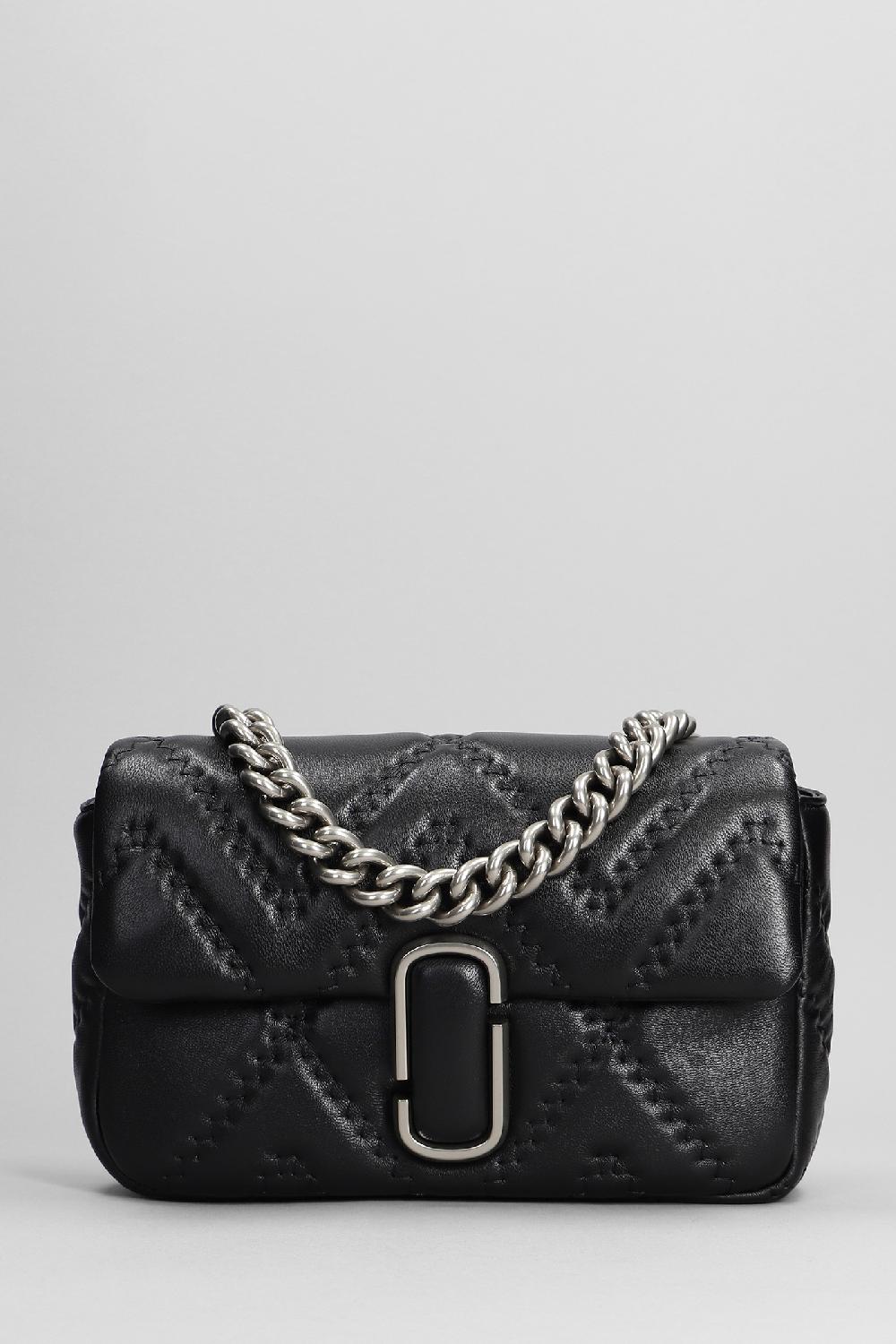 Deliberti Marc Jacobs Borsa a spalla the shounder in pelle nera cod. 382393 - Deliberti The Luxury Shopping