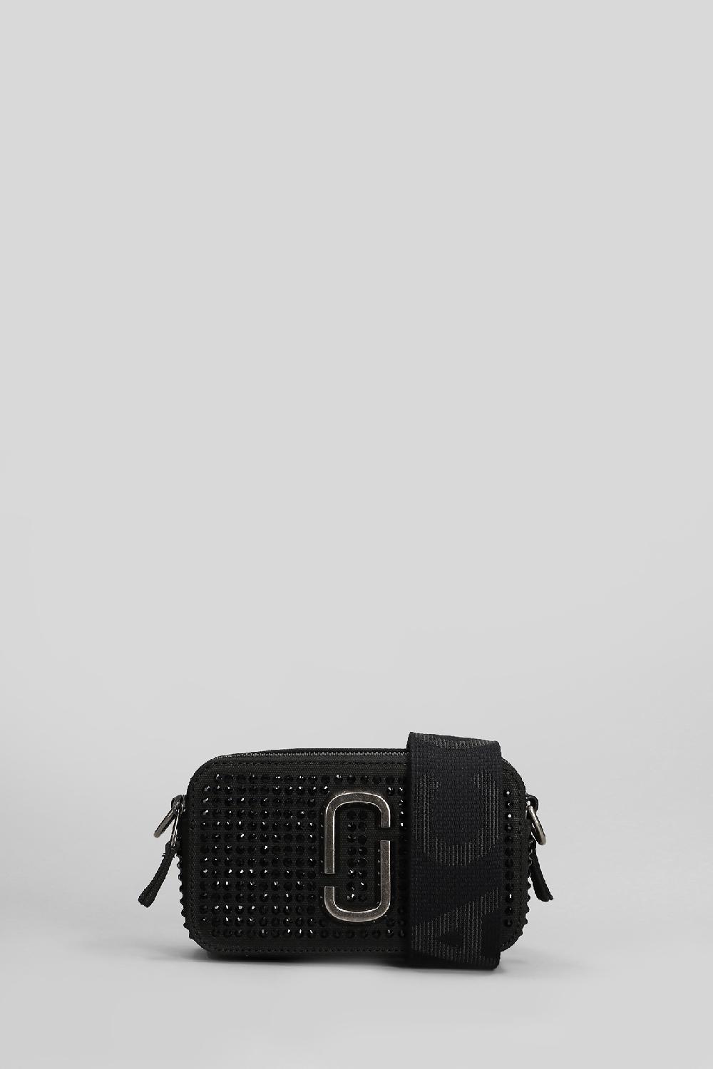 Deliberti Marc Jacobs Borsa a spalla the snapshot in cotone nero cod. 409797 - Deliberti The Luxury Shopping