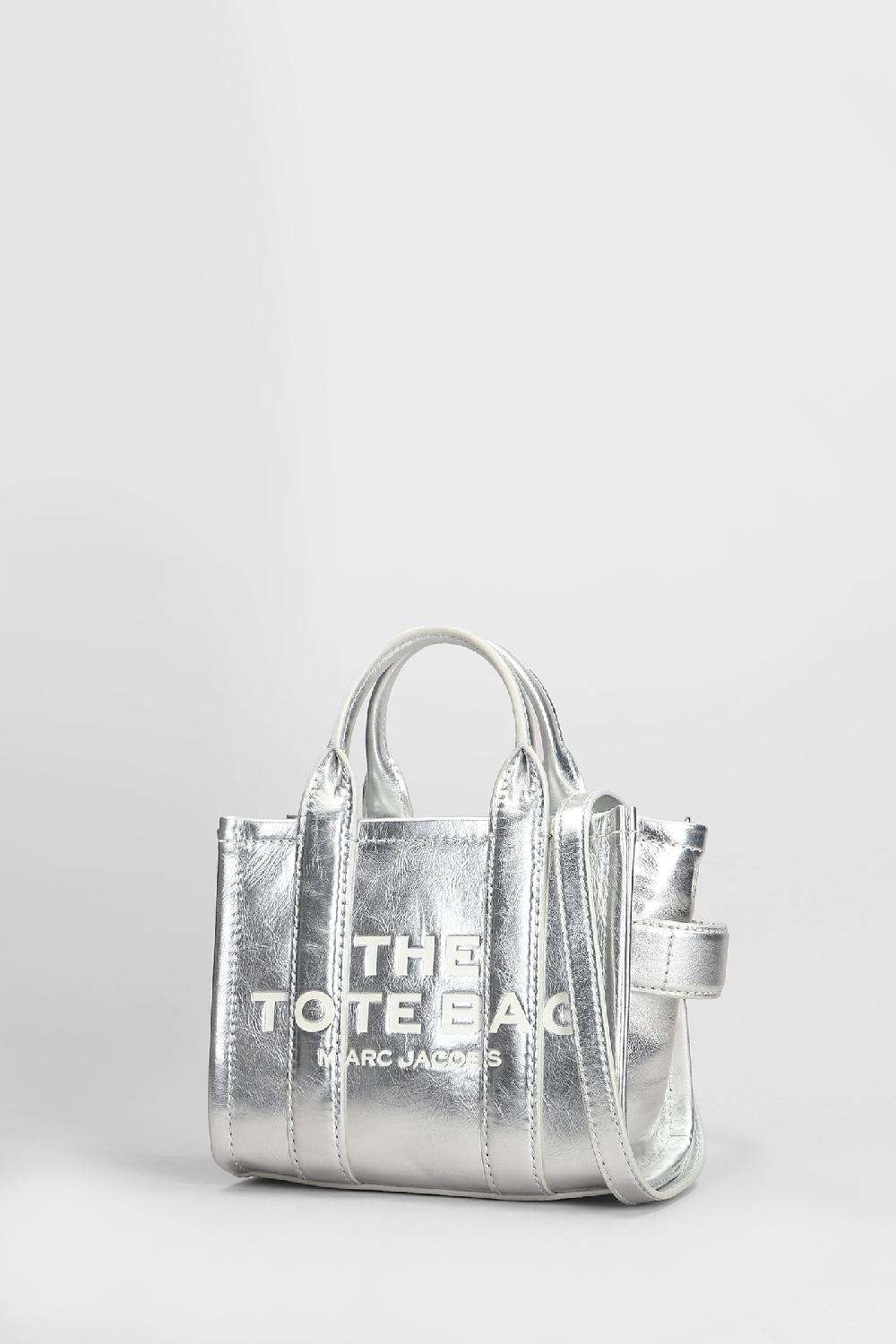 Deliberti Marc Jacobs Tote The Crossbody Tote In Pelle Argento Cod. 409161 - Deliberti The Luxury Shopping