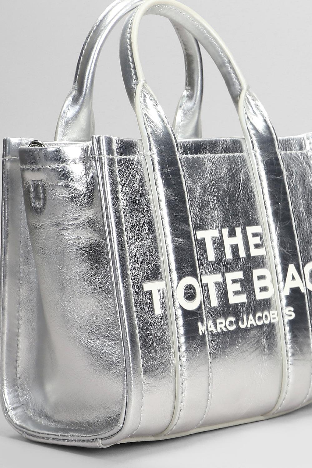 Deliberti Marc Jacobs Tote The Crossbody Tote In Pelle Argento Cod. 409161 - Deliberti The Luxury Shopping