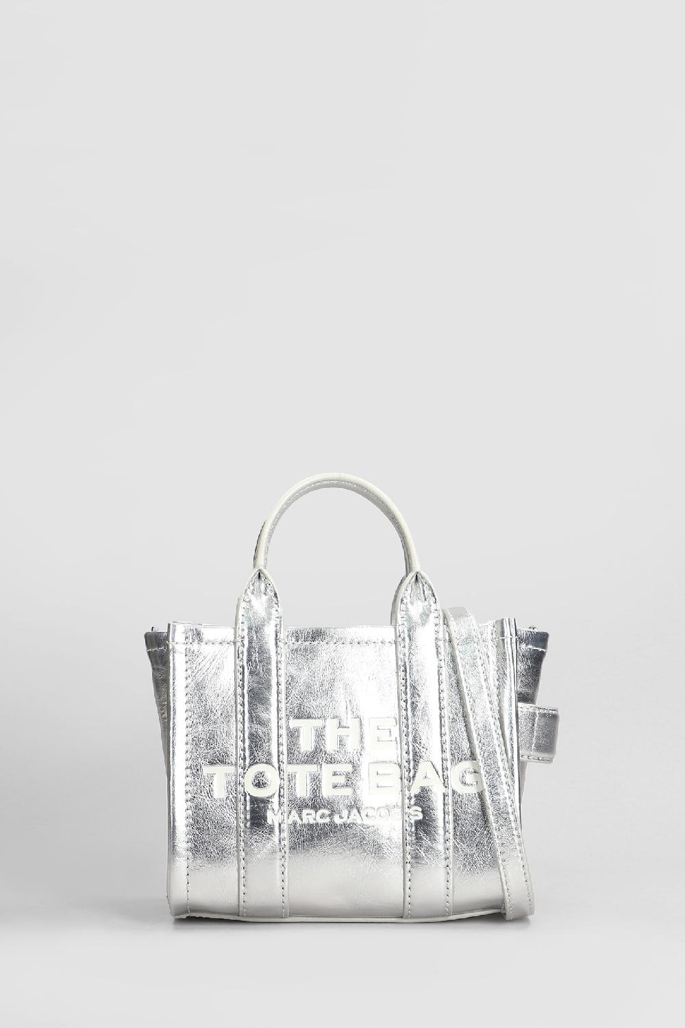 Deliberti Marc Jacobs Tote the crossbody tote in pelle argento cod. 409161 - Deliberti The Luxury Shopping