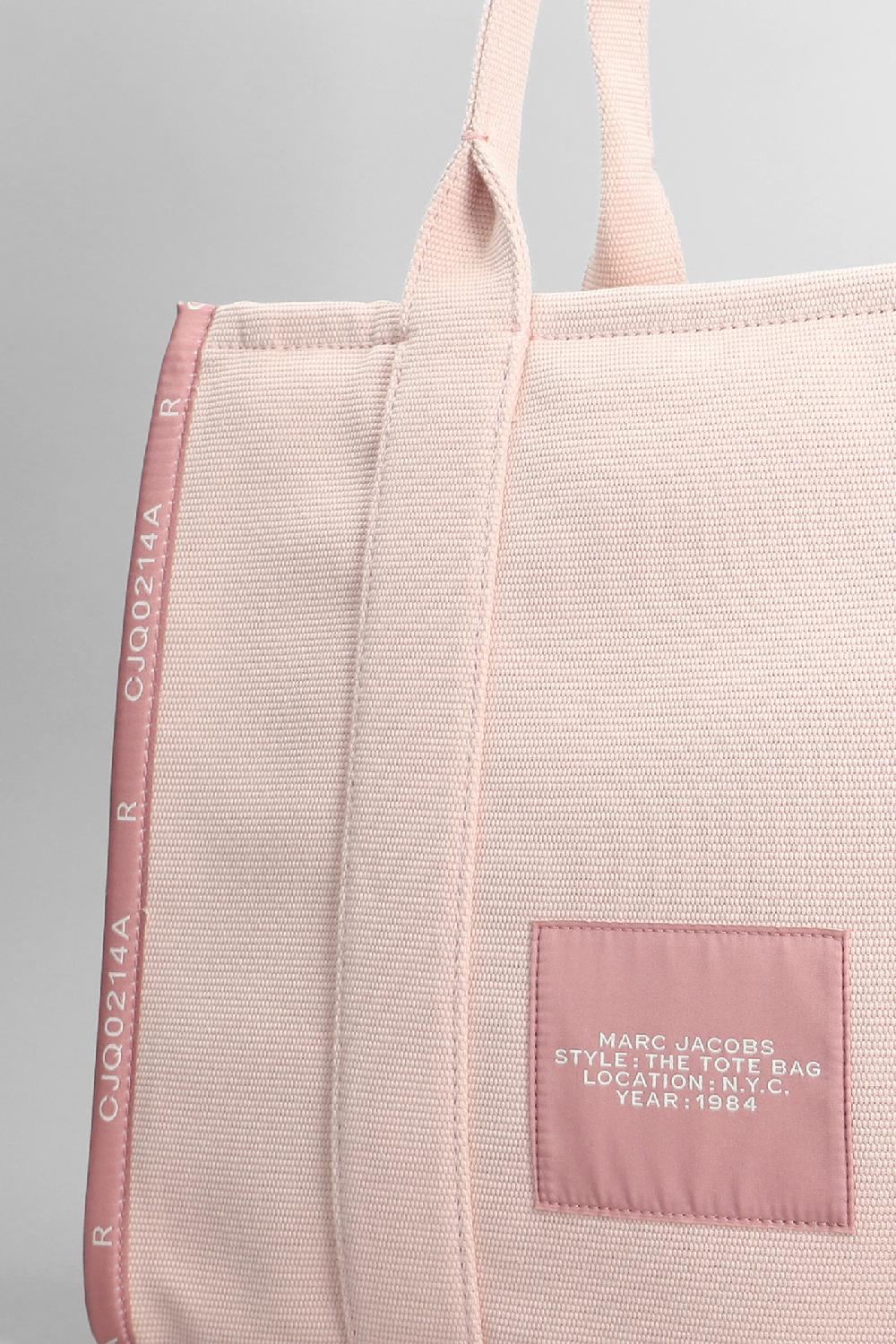 Deliberti Marc Jacobs Tote The Large Tote In Cotone Rosa Cod. 406234 - Deliberti The Luxury Shopping