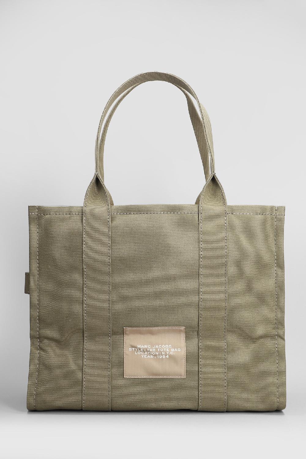Deliberti Marc Jacobs Tote The Large Tote In Cotone Verde Cod. 406222 - Deliberti The Luxury Shopping