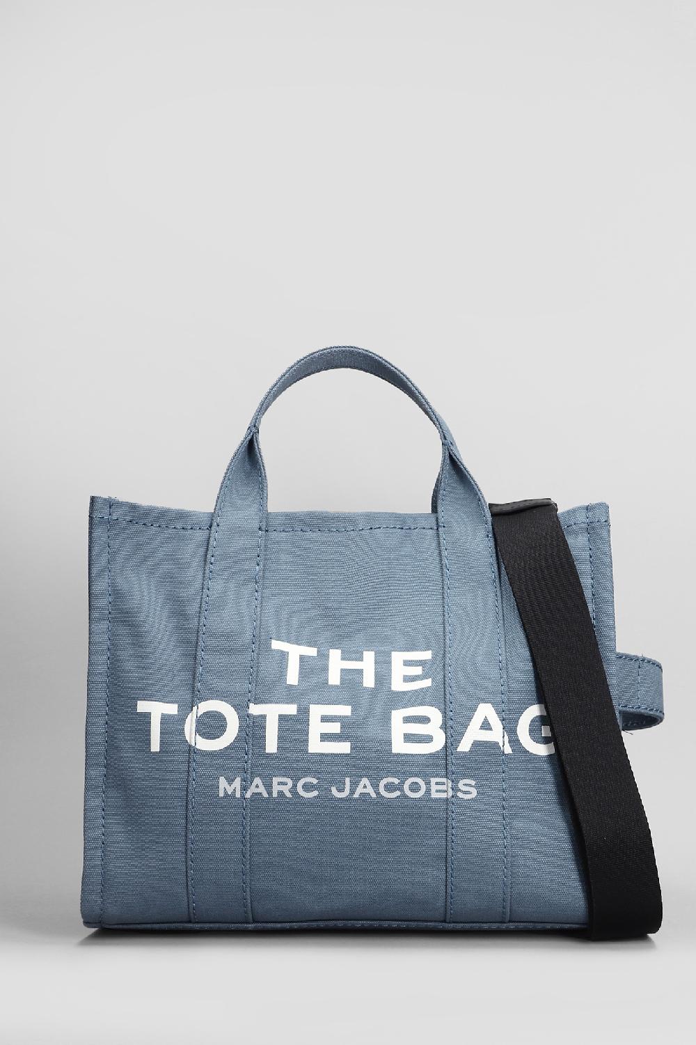 Deliberti Marc Jacobs Tote the medium tote in cotone blu cod. 406226 - Deliberti The Luxury Shopping