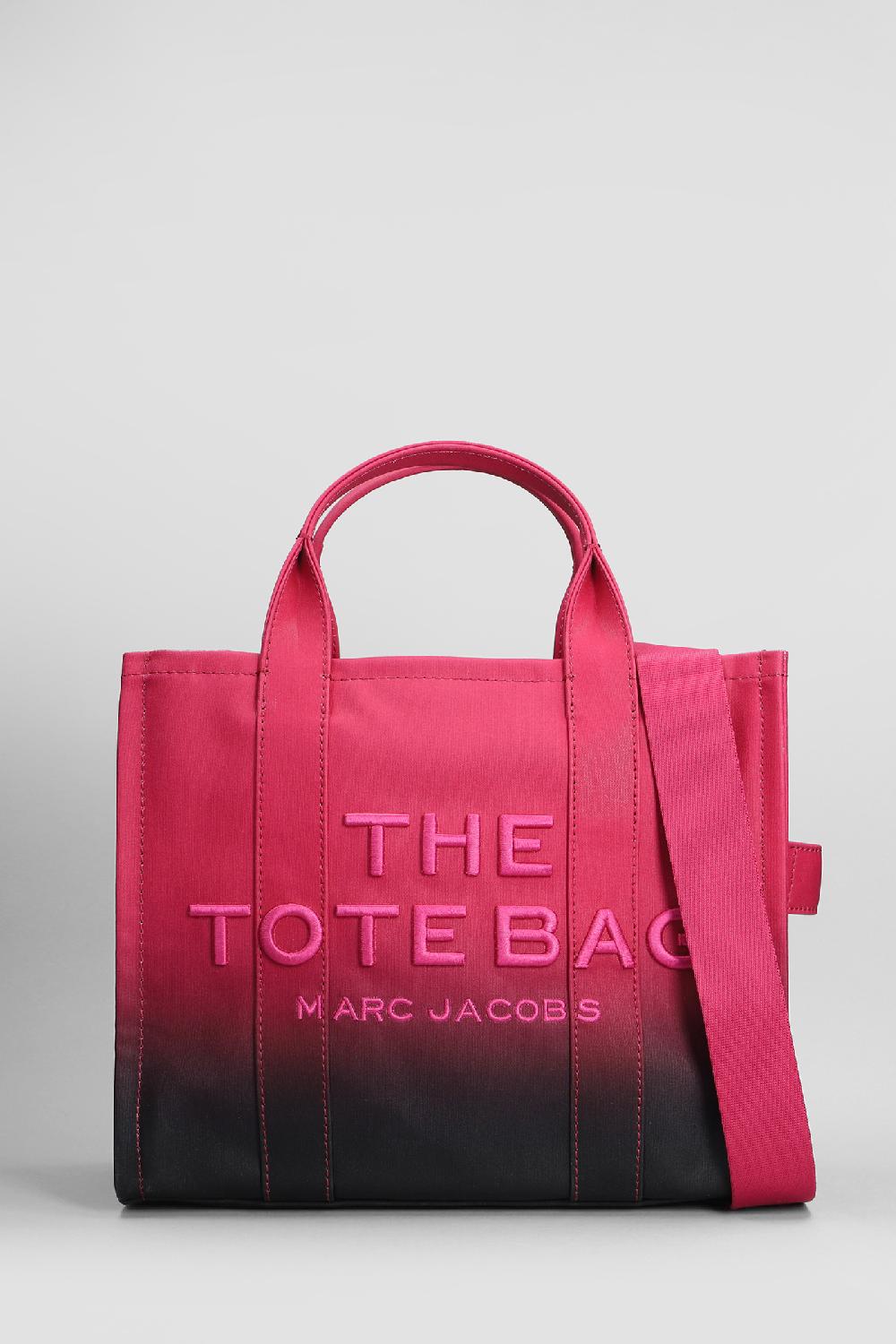 Deliberti Marc Jacobs Tote the medium tote in cotone fucsia cod. 406212 - Deliberti The Luxury Shopping