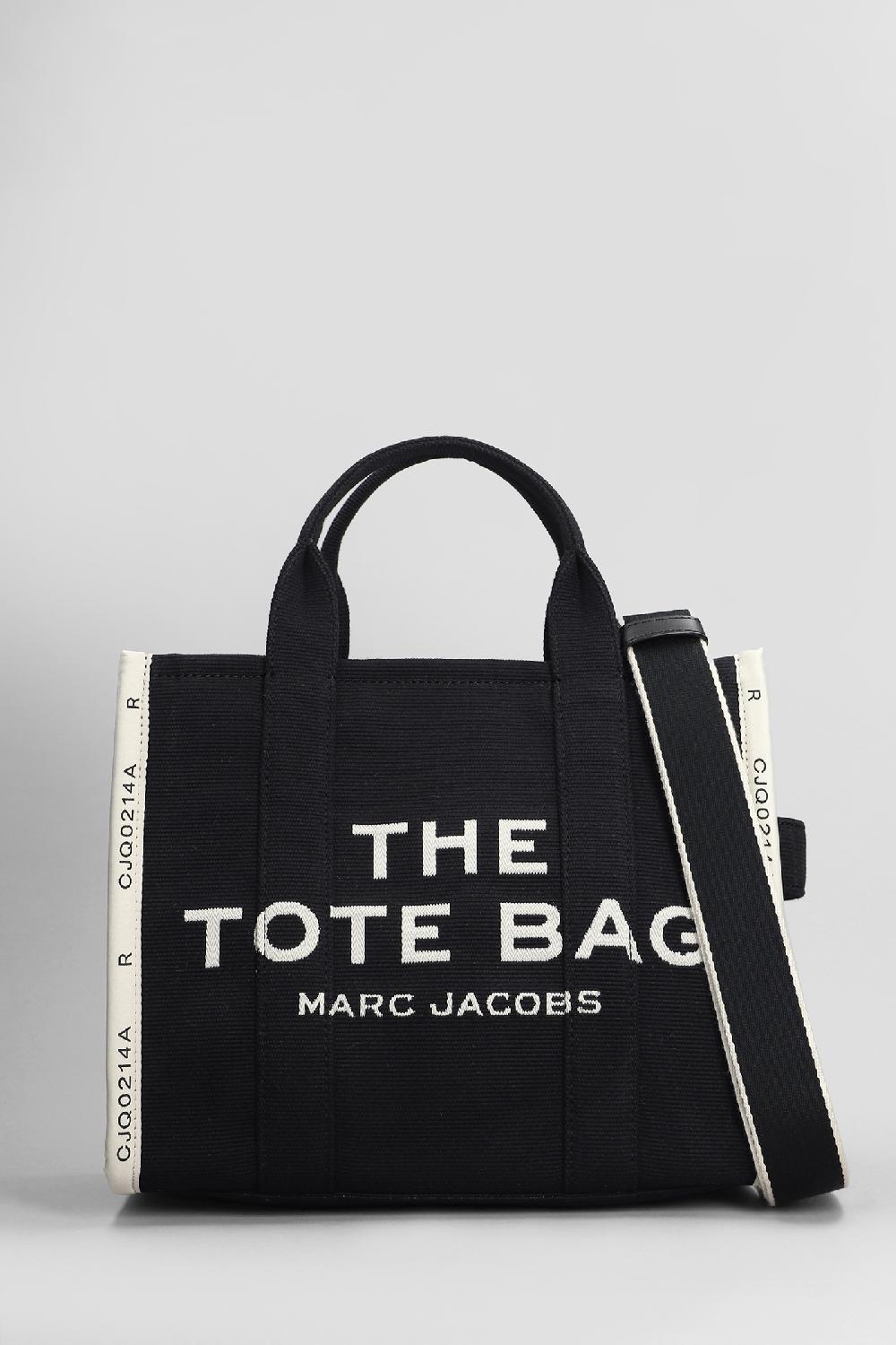 Deliberti Marc Jacobs Tote the medium tote in cotone nero cod. 406231 - Deliberti The Luxury Shopping