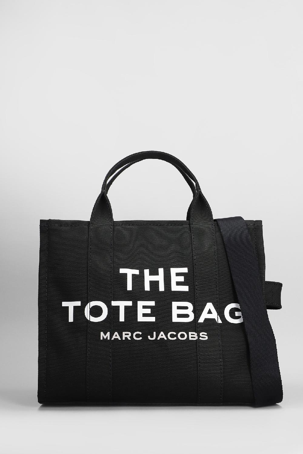 Deliberti Marc Jacobs Tote the medium tote in cotone nero cod. 406223 - Deliberti The Luxury Shopping