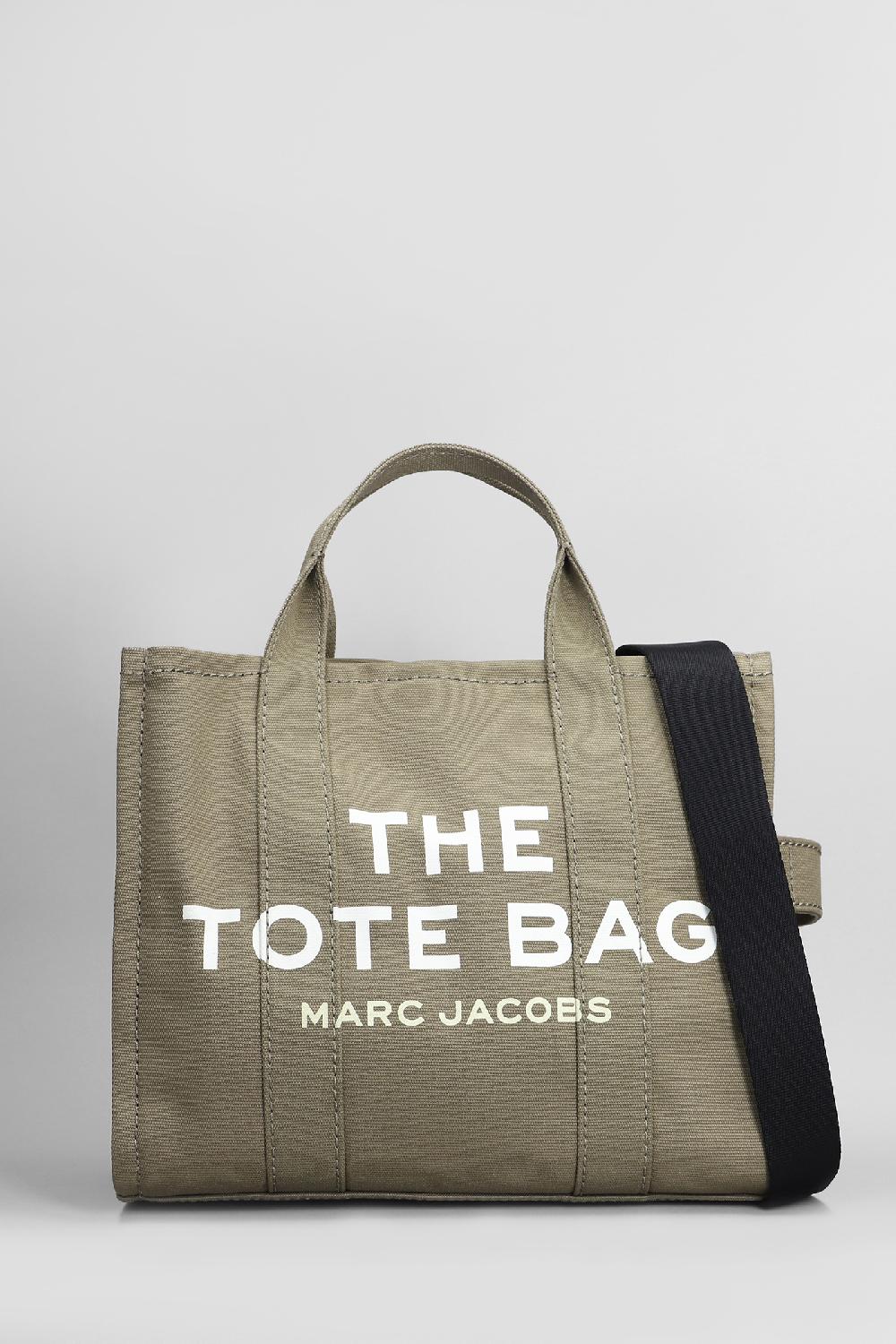 Deliberti Marc Jacobs Tote the medium tote in cotone verde cod. 406225 - Deliberti The Luxury Shopping