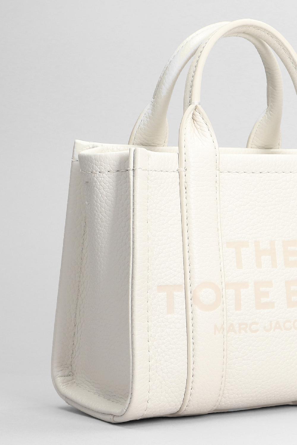 Deliberti Marc Jacobs Tote The Mini Tote In Pelle Argento Cod. 406221 - Deliberti The Luxury Shopping