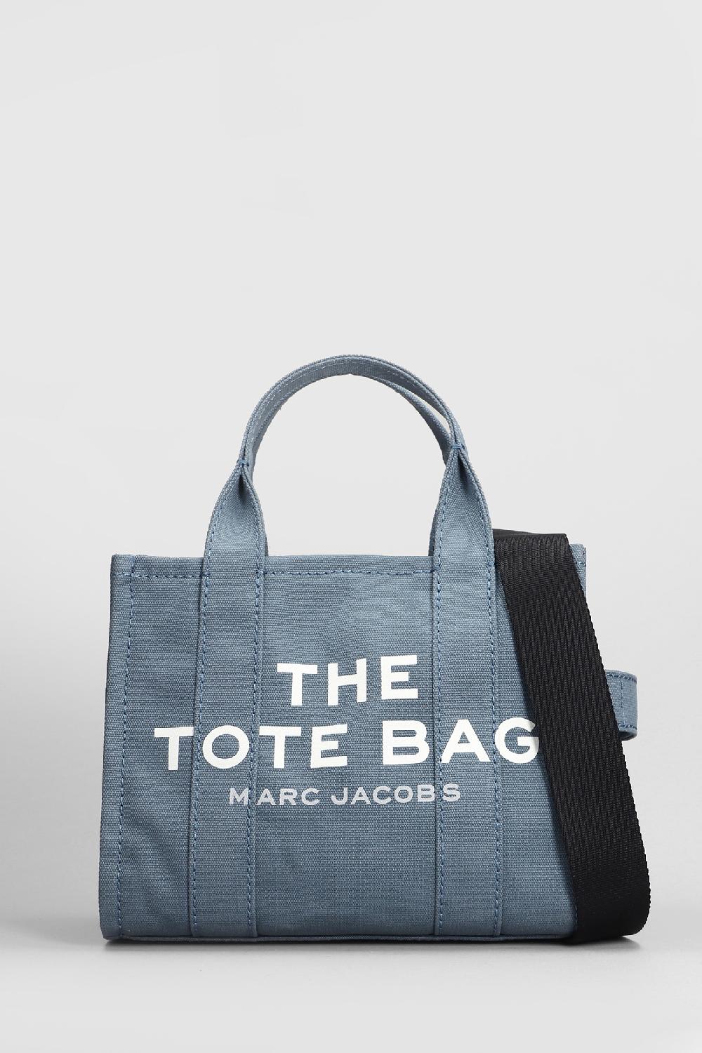 Deliberti Marc Jacobs Tote the small tote in cotone blu cod. 406229 - Deliberti The Luxury Shopping