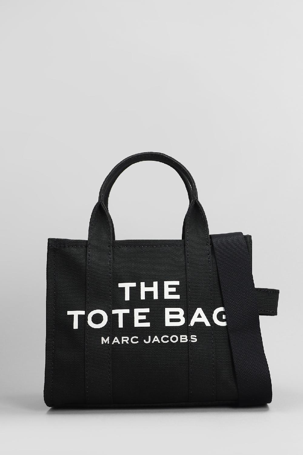 Deliberti Marc Jacobs Tote the small tote in cotone nero cod. 406227 - Deliberti The Luxury Shopping
