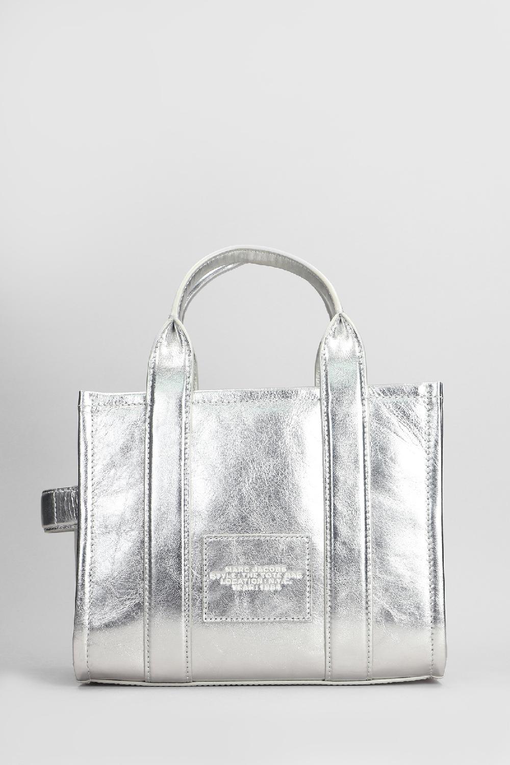 Deliberti Marc Jacobs Tote The Small Tote In Pelle Argento Cod. 409160 - Deliberti The Luxury Shopping