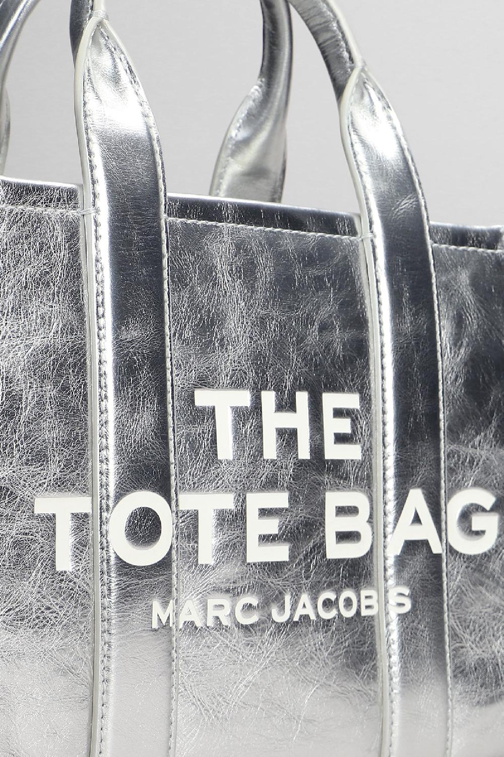 Deliberti Marc Jacobs Tote The Small Tote In Pelle Argento Cod. 409160 - Deliberti The Luxury Shopping