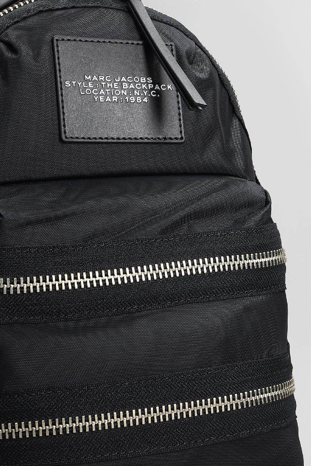 Deliberti Marc Jacobs Zaino The Medium Backpack In Nylon Nero Cod. 406179 - Deliberti The Luxury Shopping