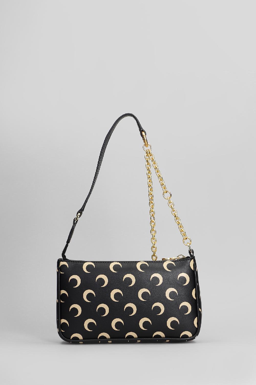 Deliberti Marine Serre Borsa A Spalla In Pelle Nera Cod. 410092 - Deliberti The Luxury Shopping