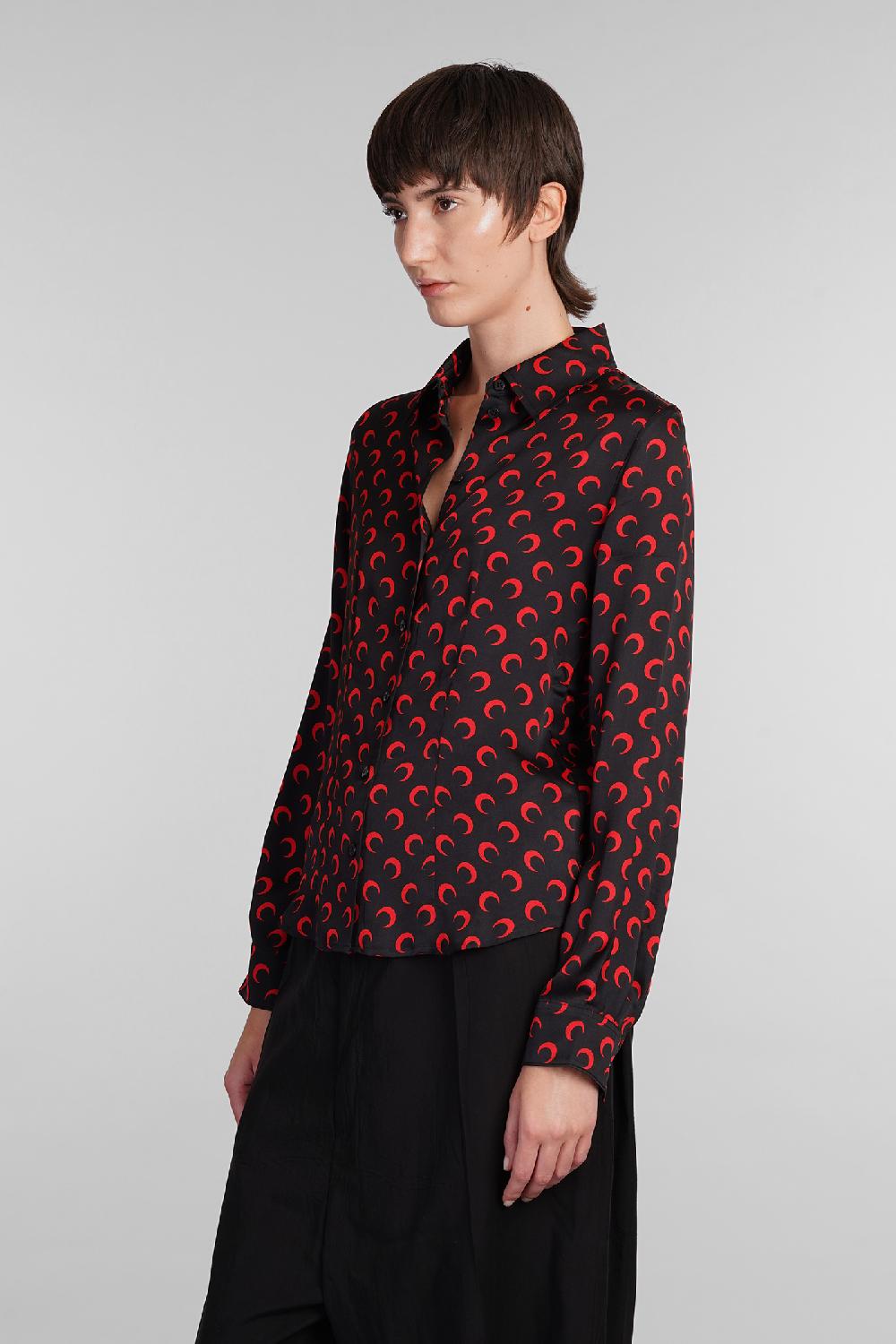 Deliberti Marine Serre Camicia In Viscosa Nera Cod. 407031 - Deliberti The Luxury Shopping