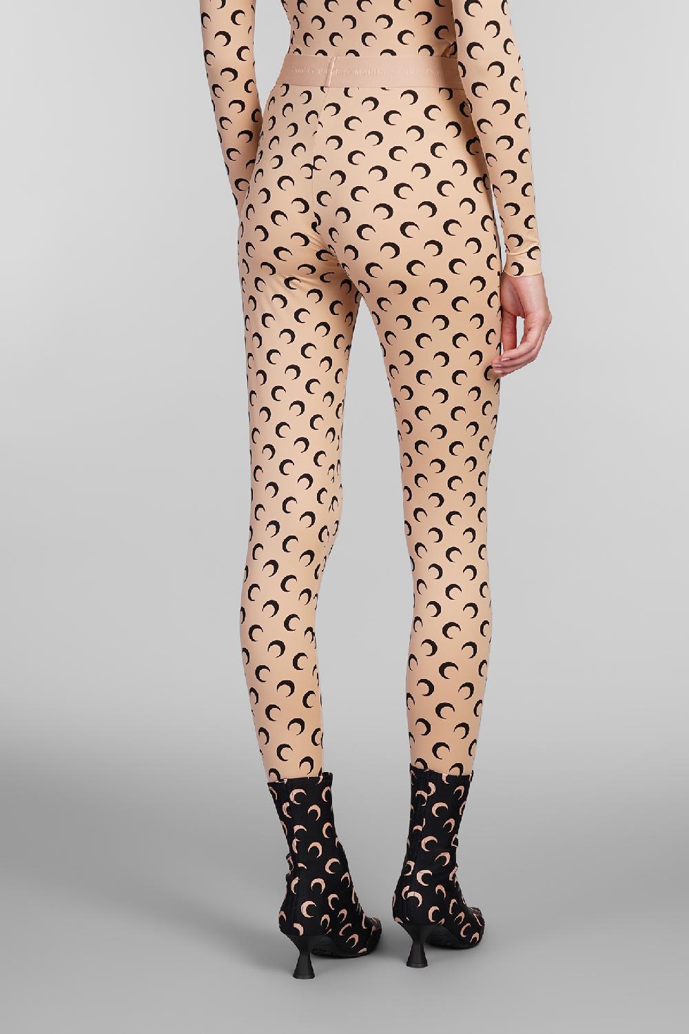 Deliberti Marine Serre Leggings In Poliammide Beige Cod. 383771 - Deliberti The Luxury Shopping