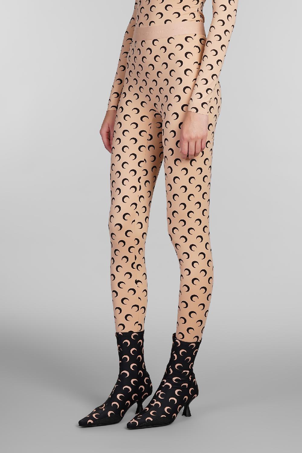 Deliberti Marine Serre Leggings In Poliammide Beige Cod. 383771 - Deliberti The Luxury Shopping