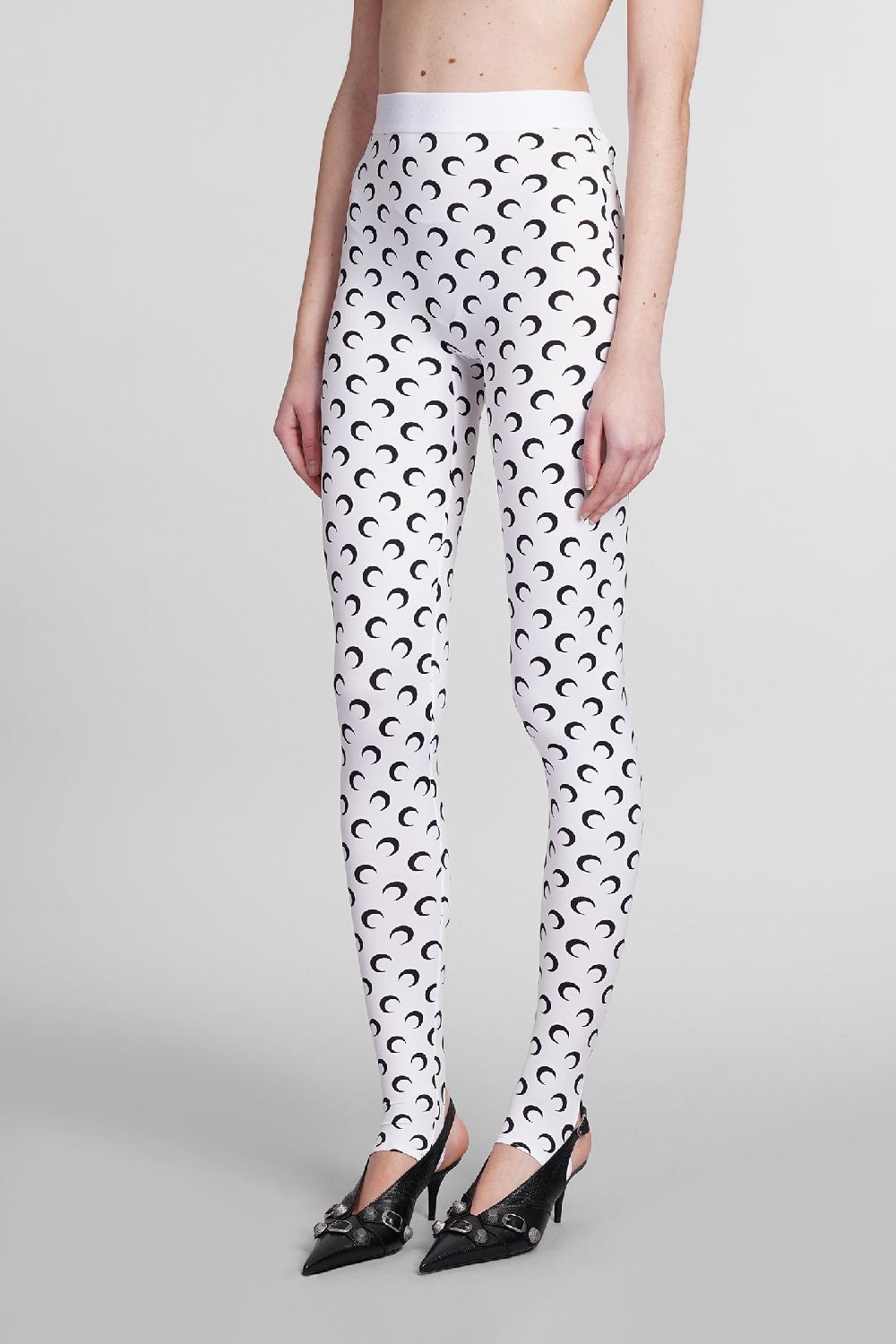 Deliberti Marine Serre Leggings In Poliammide Bianca Cod. 383780 - Deliberti The Luxury Shopping