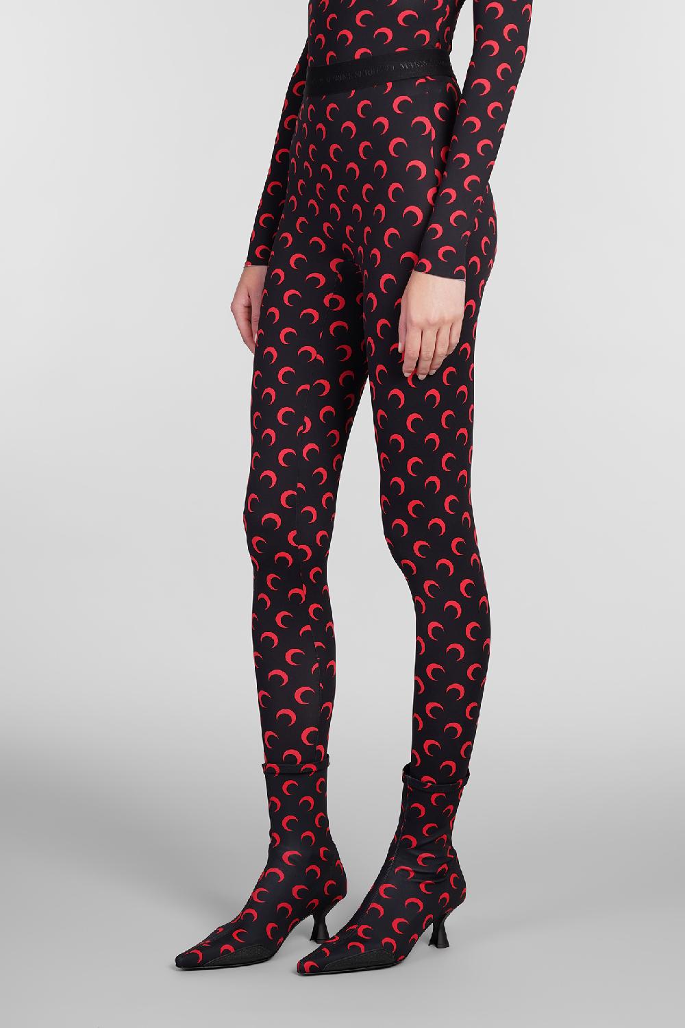 Deliberti Marine Serre Leggings In Poliestere Nero Cod. 407044 - Deliberti The Luxury Shopping