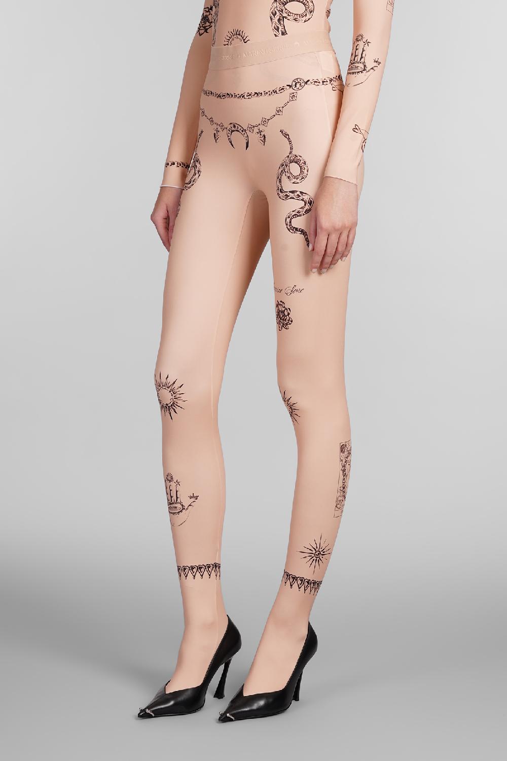 Deliberti Marine Serre Leggings In Poliestere Rosa Cod. 407048 - Deliberti The Luxury Shopping