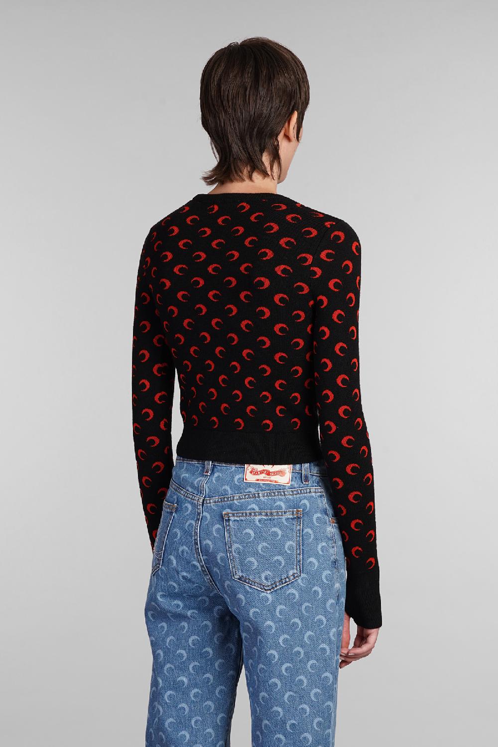 Deliberti Marine Serre Maglia In Lana Nera Cod. 407045 - Deliberti The Luxury Shopping