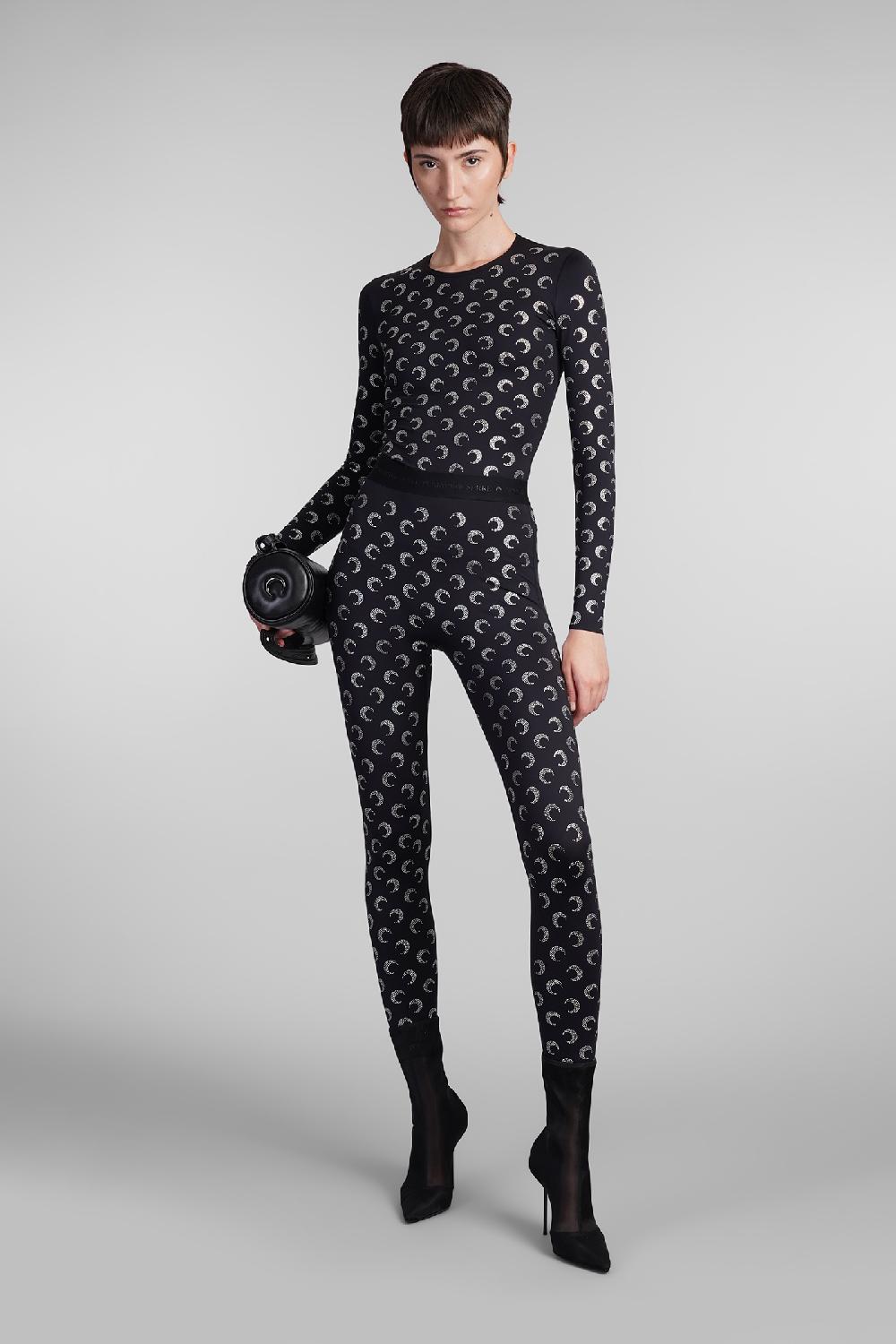 Deliberti Marine Serre Topwear In Poliammide Nera Cod. 409187 - Deliberti The Luxury Shopping