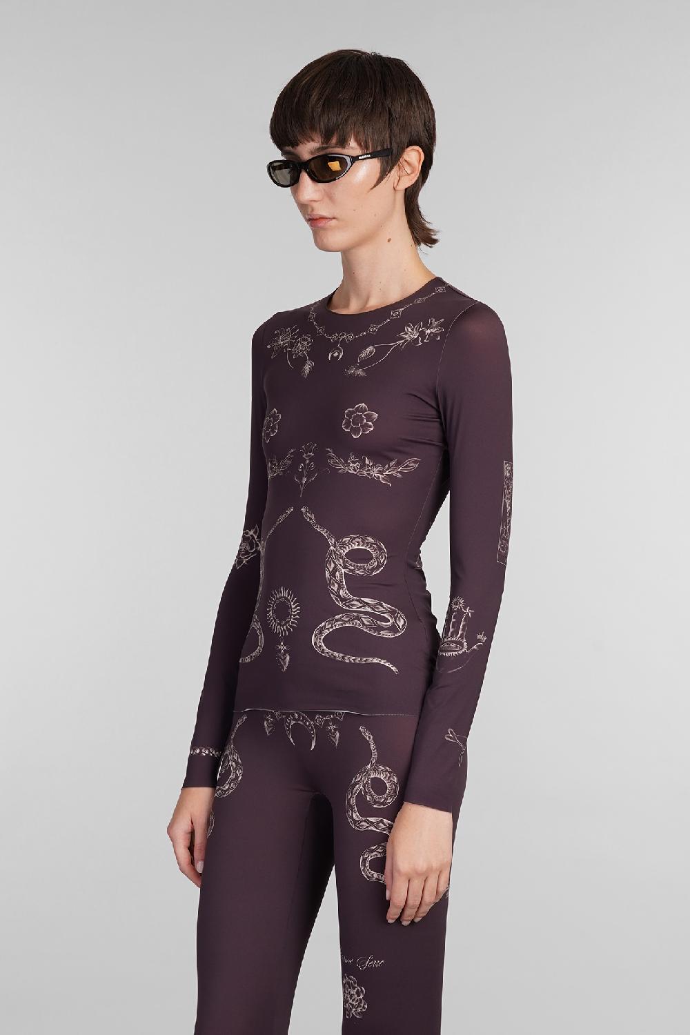 Deliberti Marine Serre Topwear In Poliestere Marrone Cod. 407035 - Deliberti The Luxury Shopping