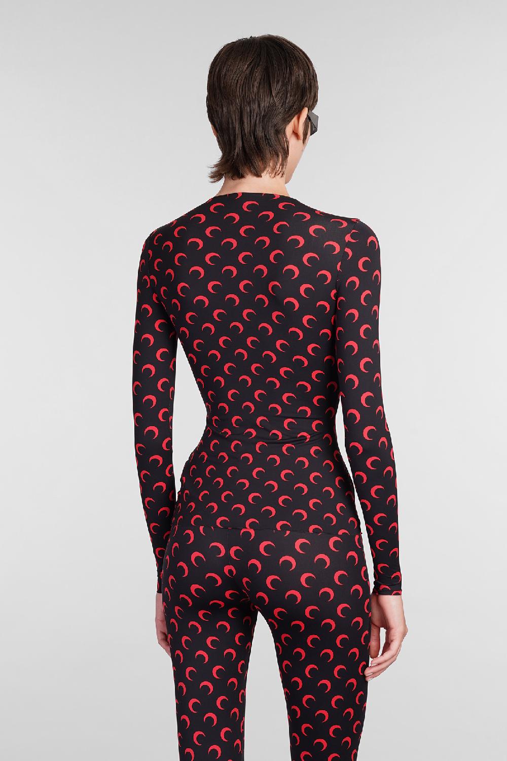 Deliberti Marine Serre Topwear In Poliestere Nero Cod. 407032 - Deliberti The Luxury Shopping