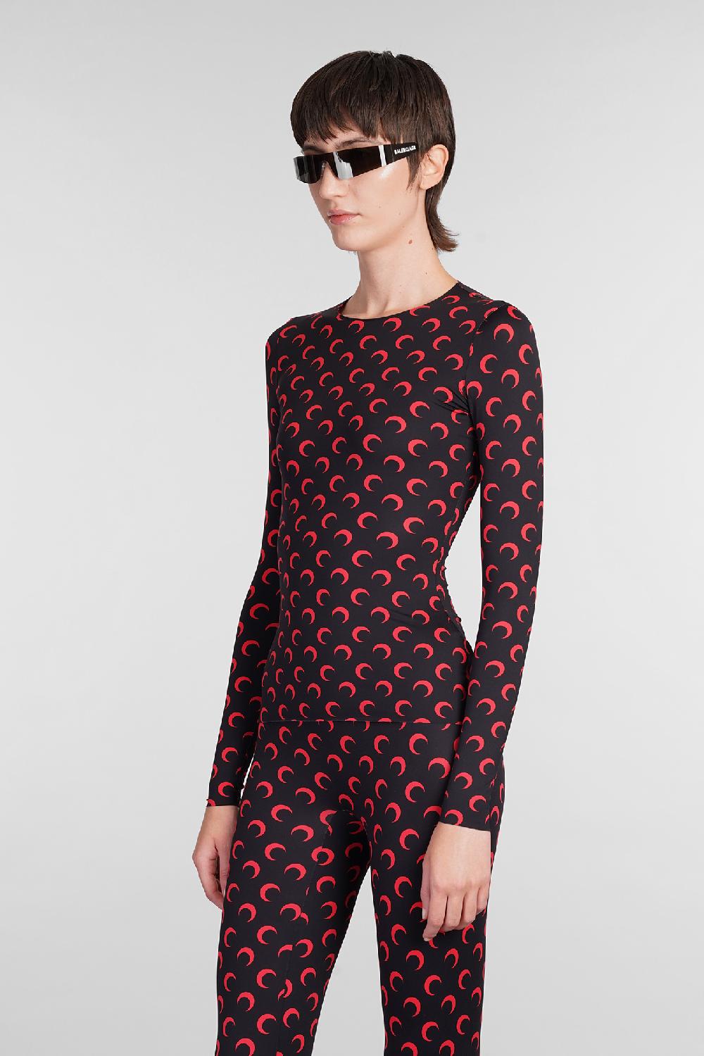 Deliberti Marine Serre Topwear In Poliestere Nero Cod. 407032 - Deliberti The Luxury Shopping