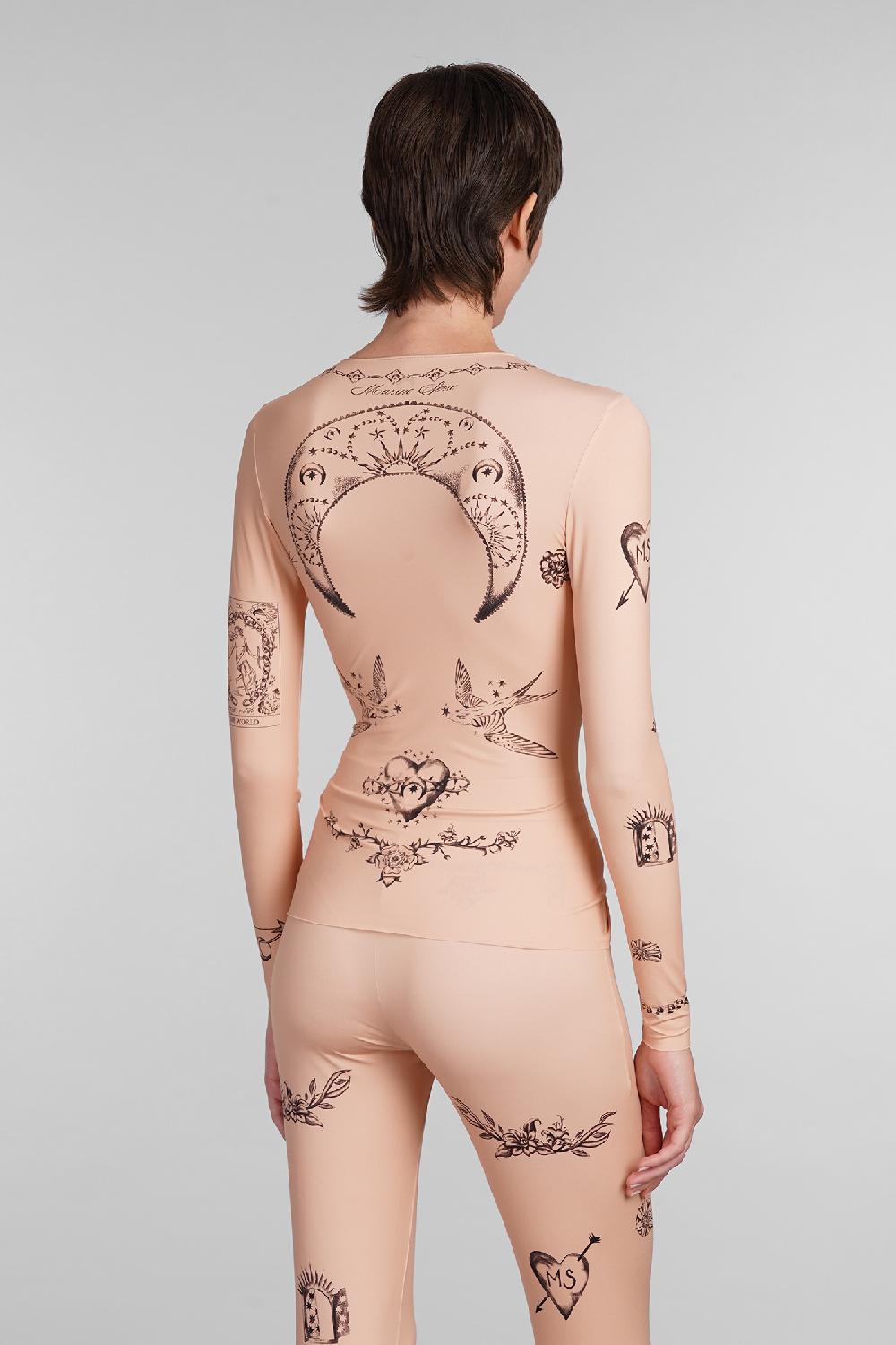 Deliberti Marine Serre Topwear In Poliestere Rosa Cod. 407046 - Deliberti The Luxury Shopping