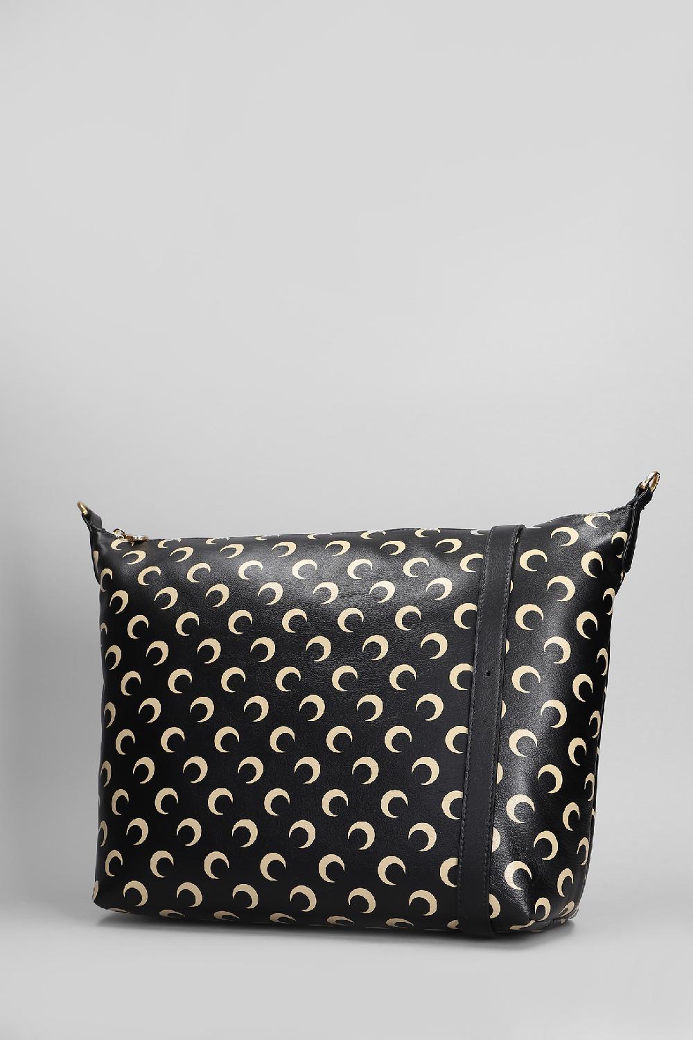 Deliberti Marine Serre Tote In Pelle Nera Cod. 410091 - Deliberti The Luxury Shopping