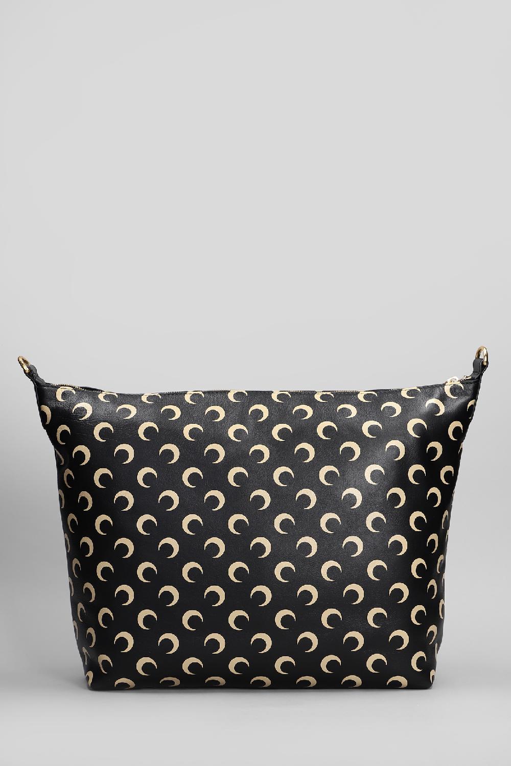 Deliberti Marine Serre Tote In Pelle Nera Cod. 410091 - Deliberti The Luxury Shopping