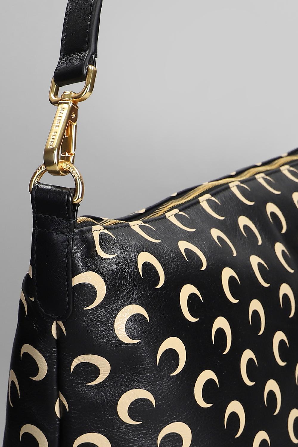 Deliberti Marine Serre Tote In Pelle Nera Cod. 410091 - Deliberti The Luxury Shopping