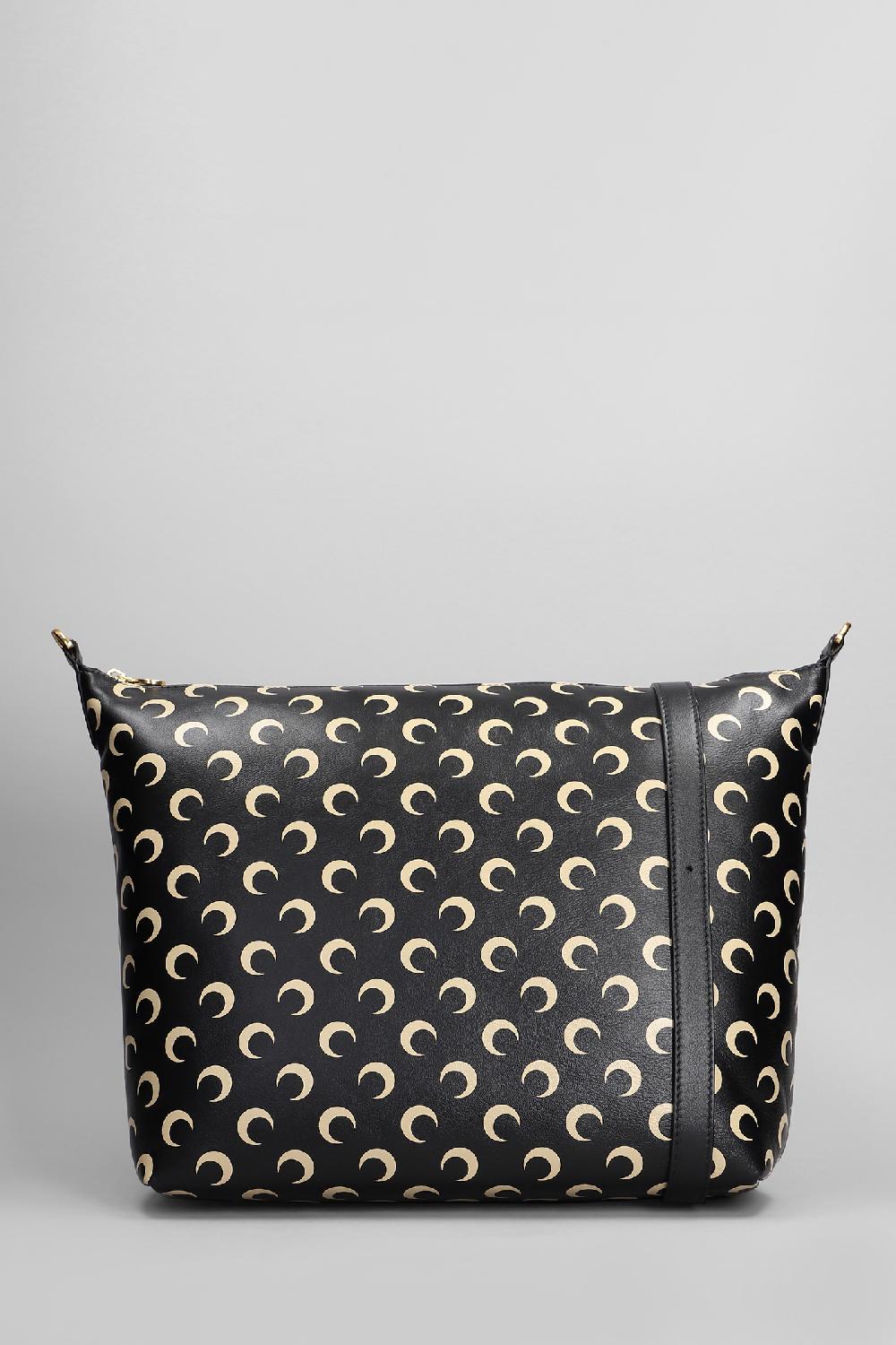 Deliberti Marine Serre Tote in pelle nera cod. 410091 - Deliberti The Luxury Shopping